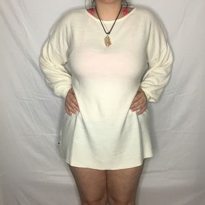 NWT Lane Bryant White Knit Top